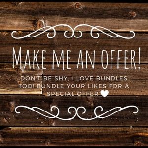 Make me an offer / Bundle and Save 15%  😊